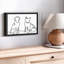 Impression sur toile One Line Dog and Cat-189005740