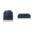 Etta 214.1Cm Velvet Square Arms Sofa-982565715