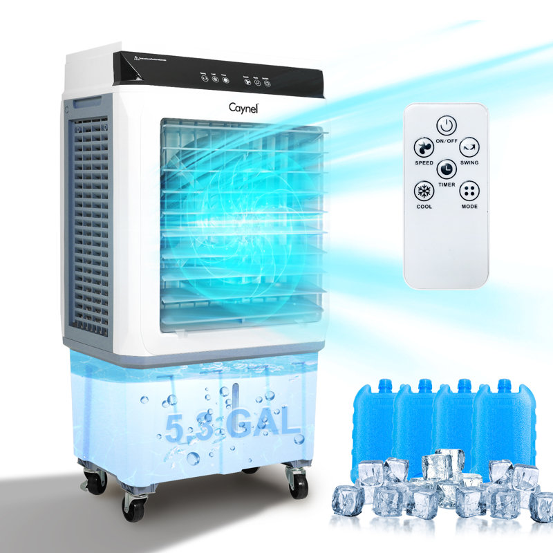 Ventilateur portatif avec humidificateur CAYNEL