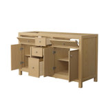 Pendry 59.25" Freestanding Double Bathroom Vanity Base Only