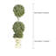 Topiaire buis artificiel en pot