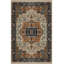 Tapis orange lavable à la machine à motif rétro multicolore motif orange traditionnel-1983079147