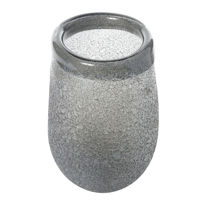 Vase de table en verre Morehouse, H 11 po x l 6 po x P 6 po