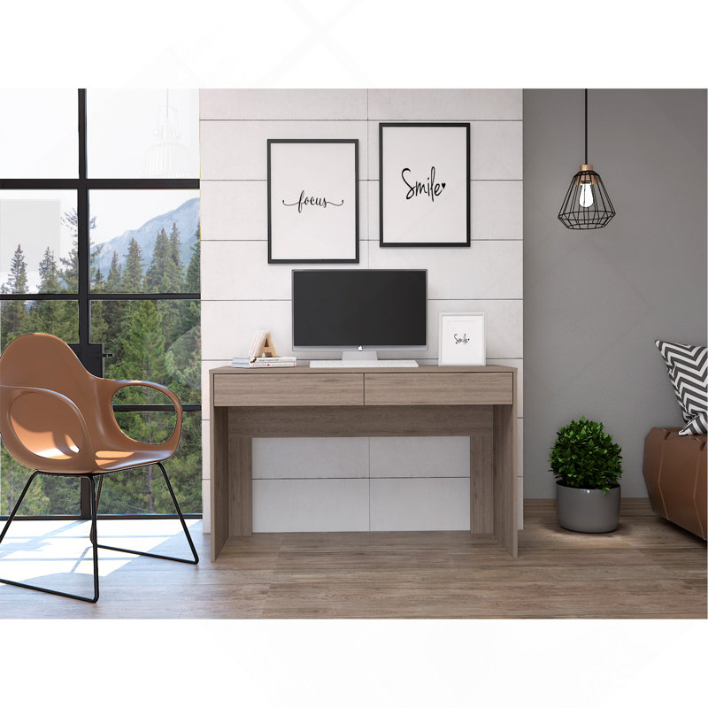 Writing Computer Desk, Two Drawers