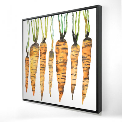 «Watercolor Carrots»