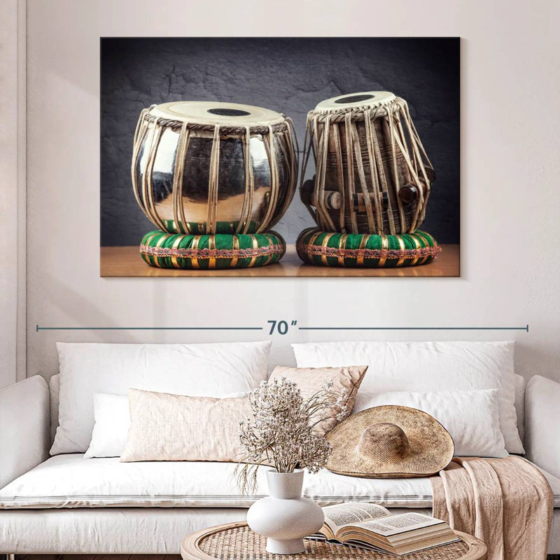 Abarca Tabla Drums, 34" H x 51" W