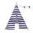 Blue Elephant 110cm W x 120cm D Indoor / Outdoor Cotton Triangular Play Tent