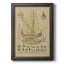 Antique Ship Plan I, toile encadrée de qualité supérieure - prête à être accrochée-23119588