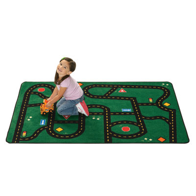 KID$ Value Rugs™ Rectangle Machine Tufted Nylon Rug