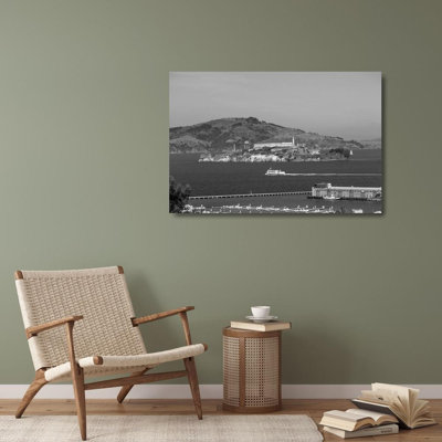 «Breakwater Bay Highsmith, Carol», reproduction d'art sur toile tendue: Alcatraz Island, San Francisco, Californie