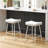 Upholstered 26" Backless Saddle Barstools-209195-5290094