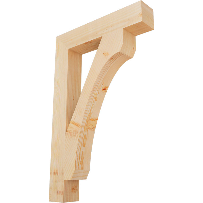 Support en bois rustique Legacy Block, Sapin de Douglas, Lisse, H 34 po x l 3,5 po x P 22 po