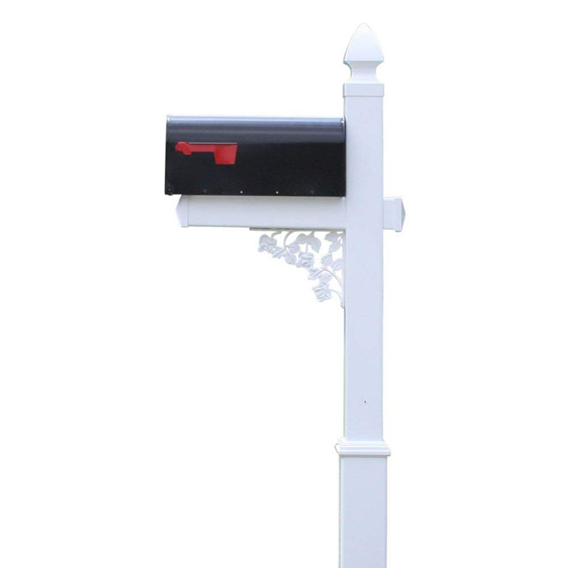 Plastic Post Mounted Mailbox