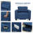 Latitude Run 36.6" Wide Convertible Chair 3-In-1 Pull Out Sleeper Futon Chair Beds with USB-1655144903