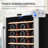 Whynter 34 Bottle Freestanding Wine Refrigerator with Display Shelf and Digital Control