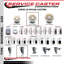 Ensemble de roulettes extensibles en nylon 4 po 4 po
