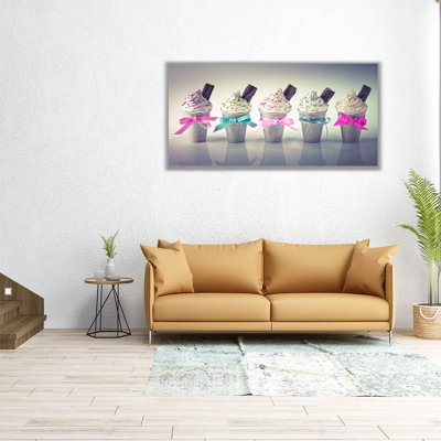 Whippy Ice Creams in a Row - reproduction d'art sur toile
