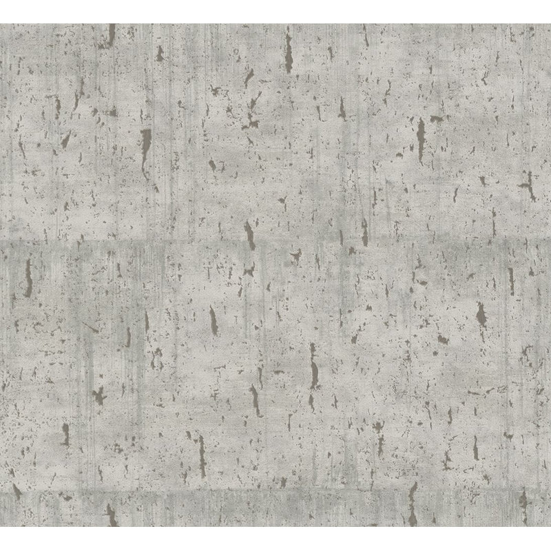 Rouleau de papier peint L 33 pi x l 27 po Fariba, Gris / Or