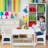 Leitersburg Kids 3 Piece Play Or Activity Table and Chair Set-62154725
