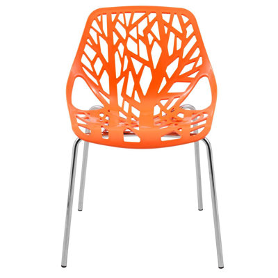 Side Chair with Chromed Legs by Ivy Bronx