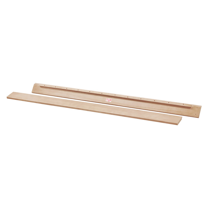 Rails pour lit double, Naturel délavé