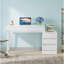 Bureau moderne 39,37 po avec 5 tiroirs