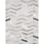 Canvello Modern Hand-Loomed Cowhide Sari Silk Area Rug- 9' X 12'-295305316