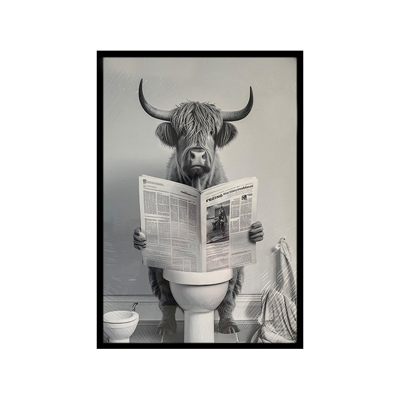 Highland Headlines Framed Art