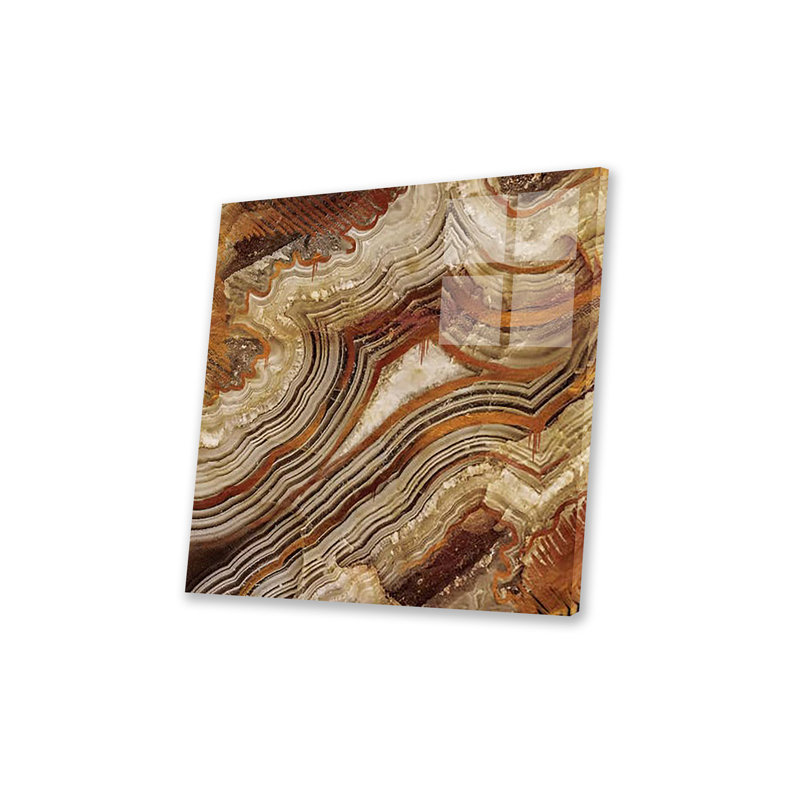 Impression sur cuivre bruni sur verre acrylique, H 24 po x l 24 po x P 0,25 po