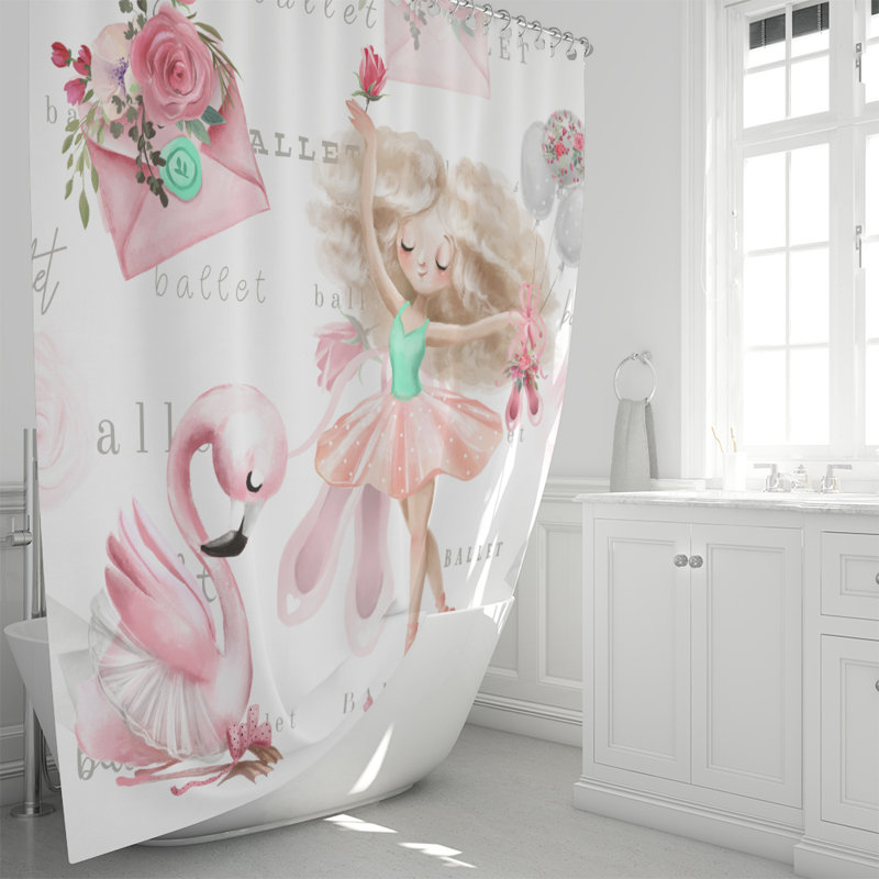Rideau de douche simple Villacorta, H 70 po x l 90 po