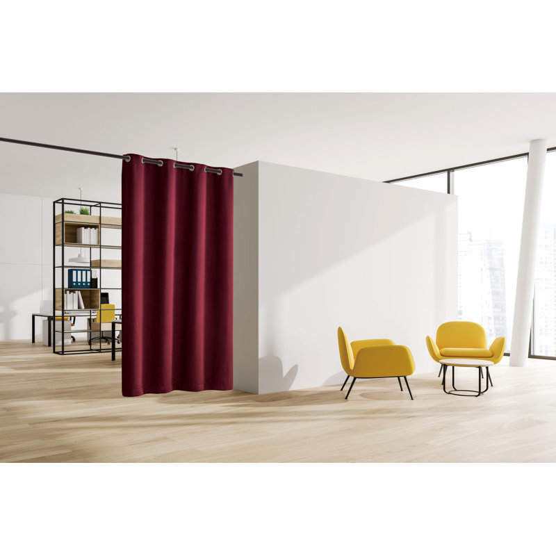 Rideau simple occultant et isolant Emillie, Bourgogne, L 180 po x L 108 po