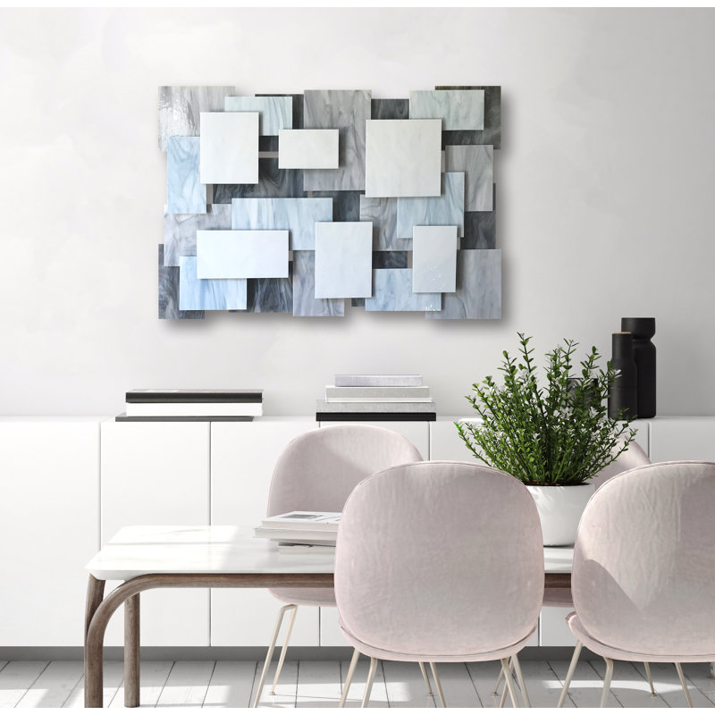 Glacial Handmade Wall Decor, Gray