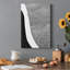 «Black & White Abstract I», reproduction sur toile tendue-642847945