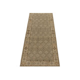 Distressed Homage Hand Knotted Wool Geometric Area Rug