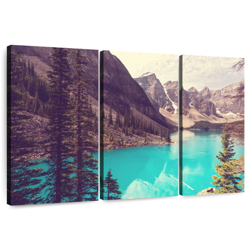 Alvord Canada's Moraine Lake, 48" H x 74" W