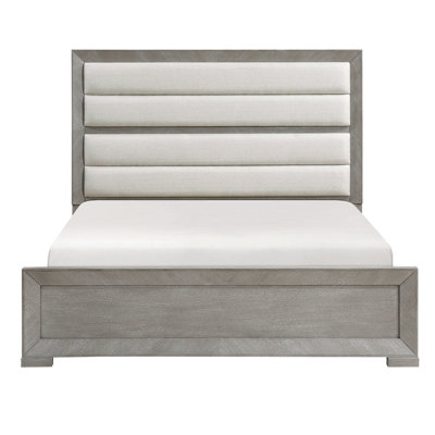 Emaline Modern Upholstered Panel Bed