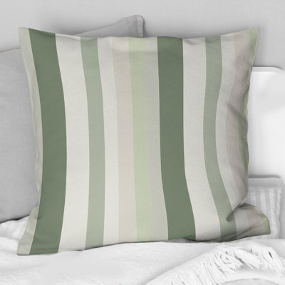 Coussin Green Stripes I - Stripes