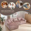 Tissu élégant, excellent toucher, design en forme de L, confort intime, grande profondeur d'assise, extension libre, combinaison aléatoire, flexibilité, compression complète, aucune installation du canapé-1306042491