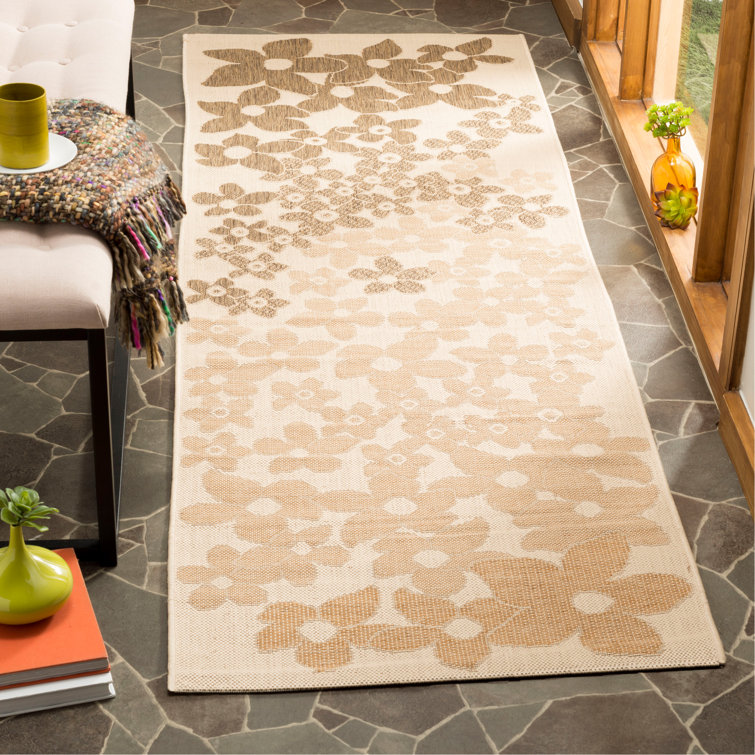 Coreatha Floral Beige/Brown Area Rug