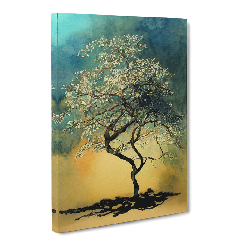 CAN-V0523-2751X Watercolour Pear Tree Vol.2 - Wrapped Canvas Print, 50cm H x 35cm W x 3cm D