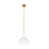 Blanc mat / laiton bruni est en rupture de stock