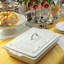 Berry & Thread 13" Rectangular Baker with Lid - Whitewash
