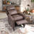 31.1" Wide Modern Premium Breathable Faux Leather Push Back Recliner-1728643458