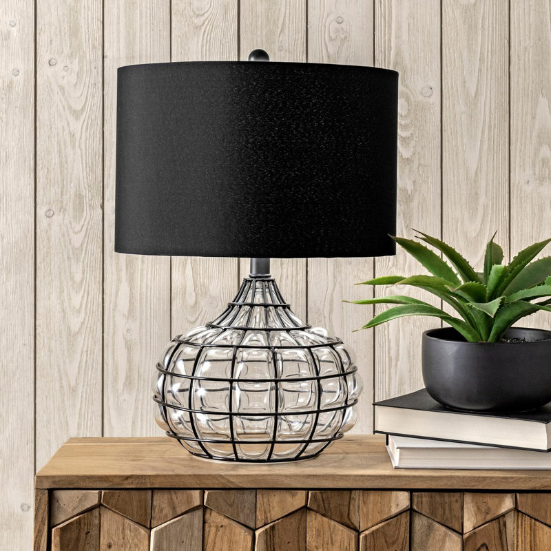 Lampe de table noire 20 po Pereira