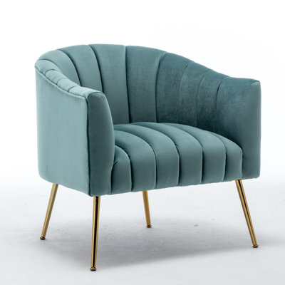 Murrow Velvet Accent Chair