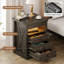 3-drawer Nightstand With Hidden Storage-1653187623