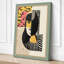 Geometric Face Art Deco - Wrapped Canvas-604767792-604767797