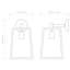 Calvi 1 - Light Outdoor Wall Lantern-1718176097