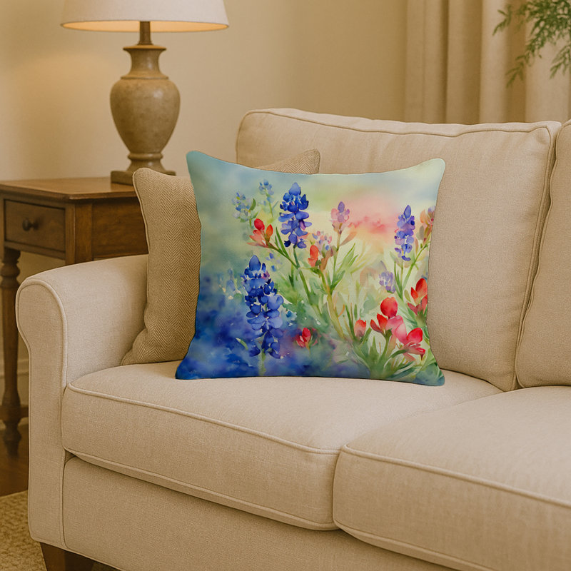 Coussin Texas, Carré 14 po