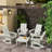Joubert Outdoor Square HDPE Coffee Table-2106600450